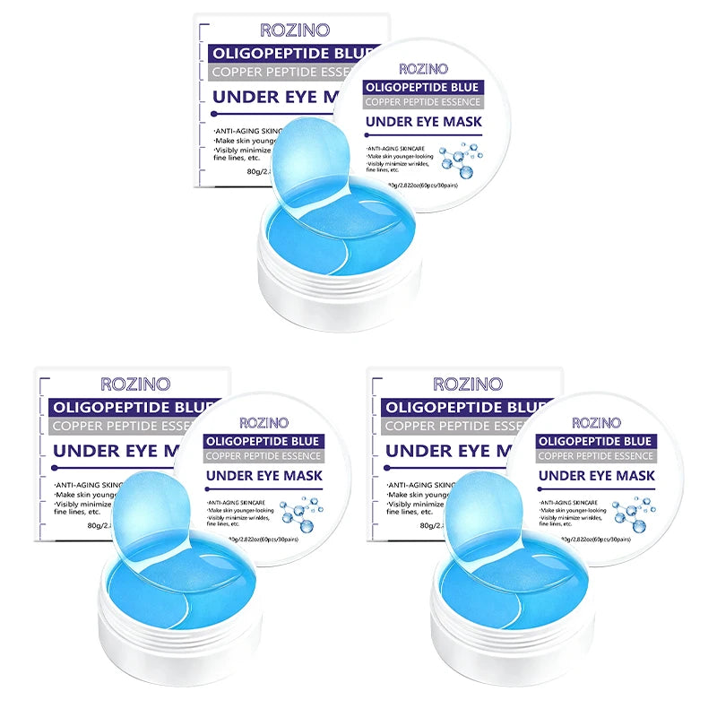 Retinol eye mask, powerful moisturizing, deeply nourishing, makes the skin around the eyes more delicate and firm, gives the skin a radiant glow, enhances skin elasticity, and helps to eliminate dryness and dullness, providin