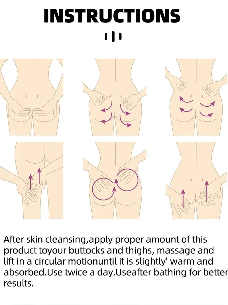 Buttock Lifting Cream Hip Breast Plump Growth Massage Prevent Sagging Boobs Bigger Tightening Shaping Butt Enlargement Cream
