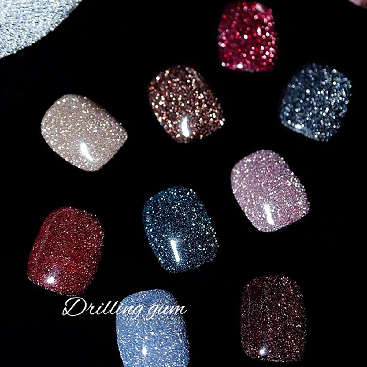 1-12pcs SHAKA Spring Broken Diamond Glue Brown Pink Red Gel Nail Polish 2026 New Atmosphere Essential For Christmas Nail Gel