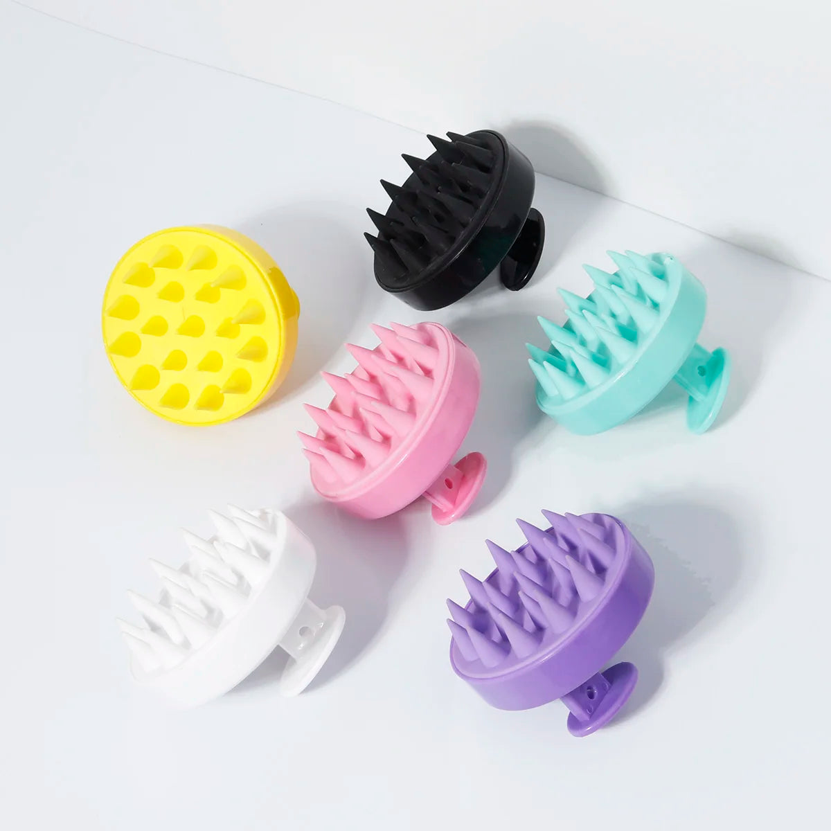 1piece Scalp massage shampoo brush, silicone bristles, scalp exfoliator, suitable for all hair types For Hair Accessories