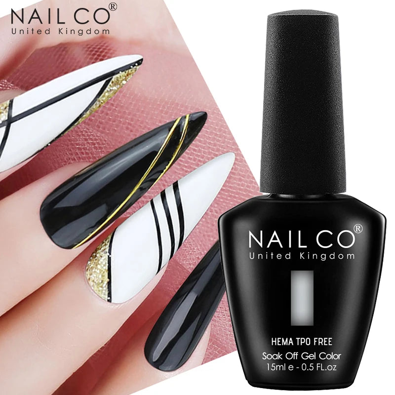 NAILCO 15ml TPO-Free Nail Gel Polish Vernis Semi Permanent Nails Art Manicure Design Hybrid Remover Gel Top Coat Ongle Gel UV