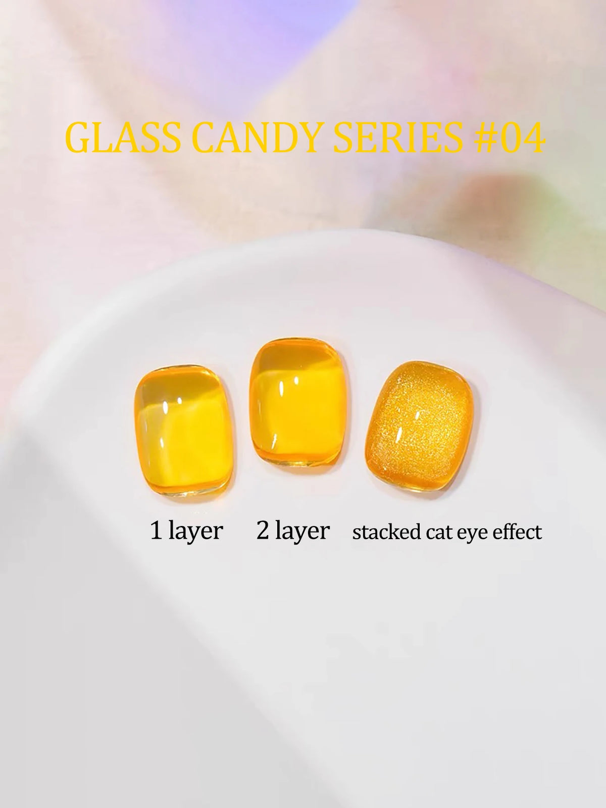 MIANEL 12ML Candy Glass Gel Nail Polish Set Ice-Clear Dopamine Spring Nails Fantasy Nail Art 1-10 Pcs