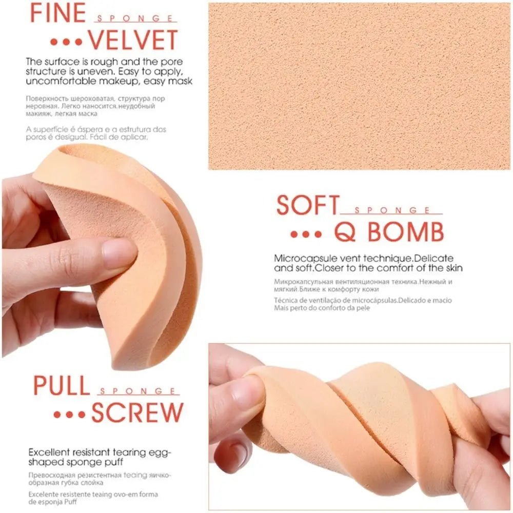 10pcs Make Up Accessories Tools Sponges Face Cleaning Powder Puff Round Shape Cosmetic Soft