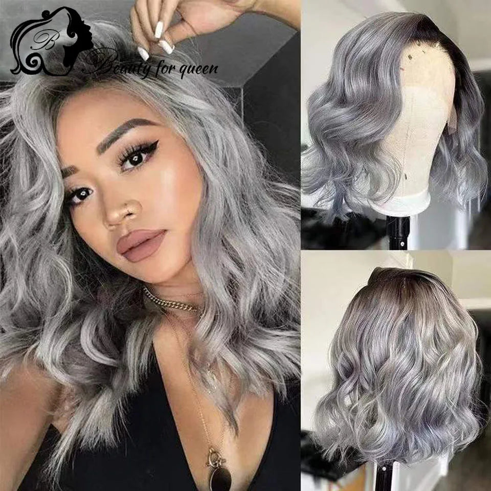 13x4 HD Silky Smooth Finish Breathable Wig Cap Lace Frontal Wig 60 Light Blonde Mint Green Grey 613 Colored Wigs Minimal Sheddin