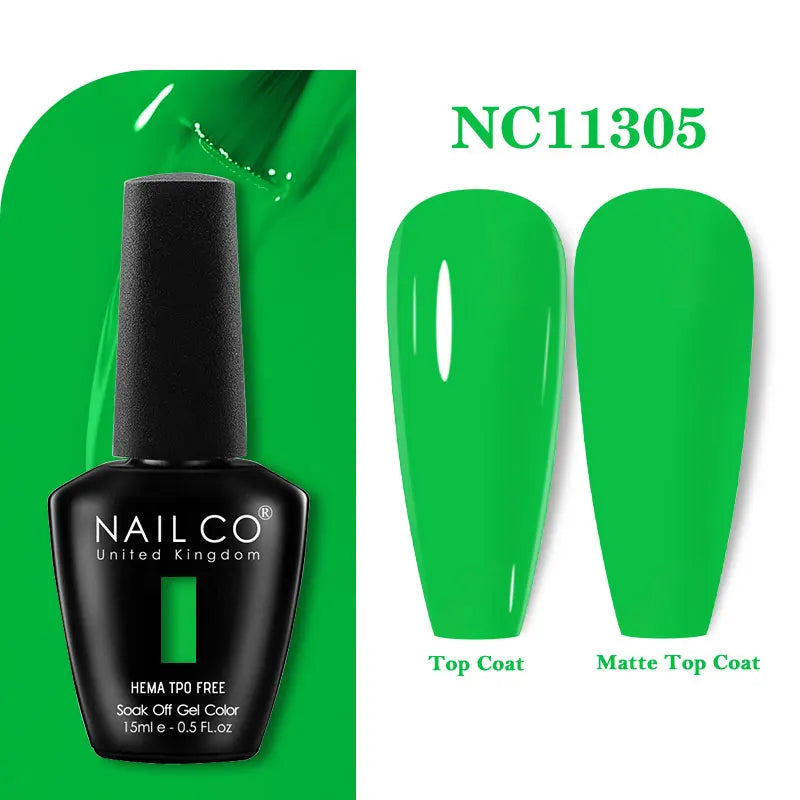NAILCO 15ml TPO-Free Nail Gel Polish Vernis Semi Permanent Nails Art Manicure Design Hybrid Remover Gel Top Coat Ongle Gel UV