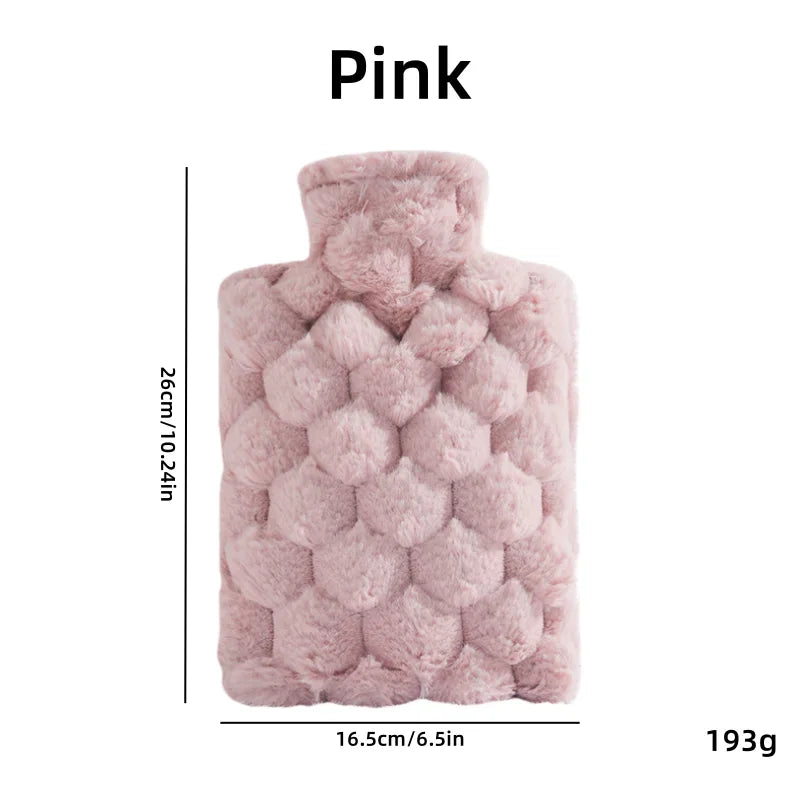 1000/500ML Hot Water Bottles Bag Water-filling Hot-water Bag for Female Warm Belly Hands and Feet Keep Hand Warmer Hot Water Bag
