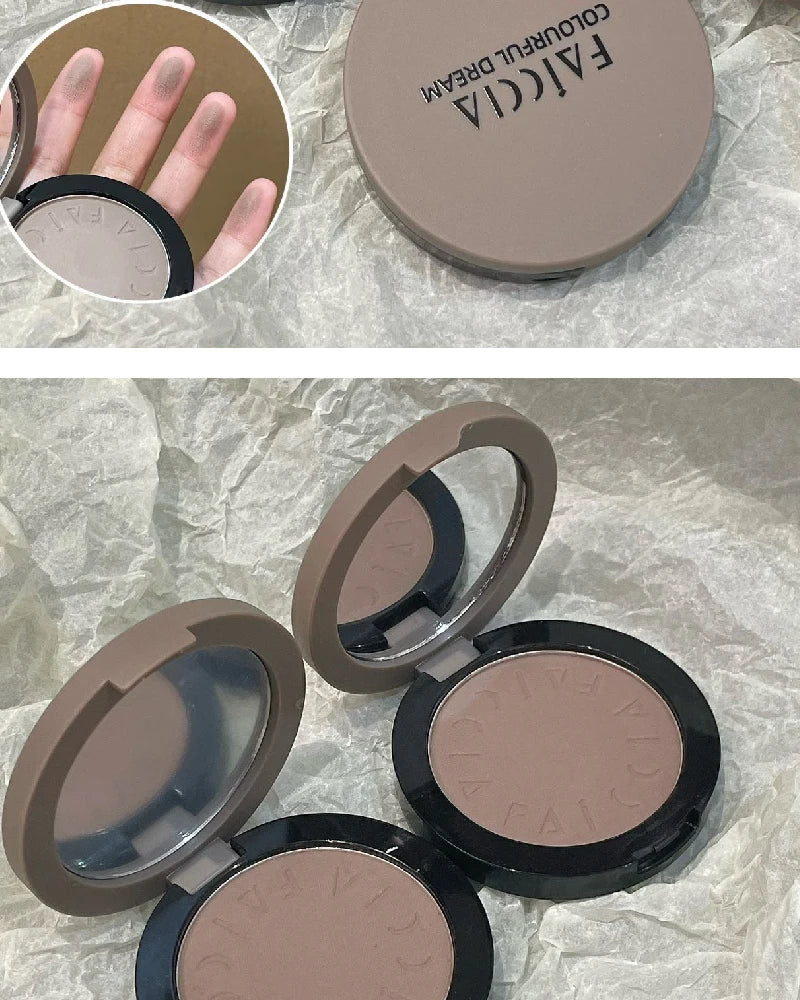Monochrome Nose Shadow Contour Palette Natural Matte Cement Grey 3D Facial Bronzer Powder Cosmetic Highlight Brighten Contouring