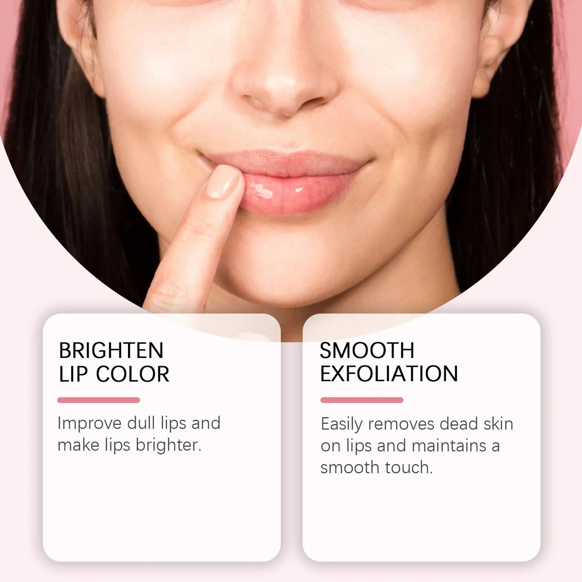 Strawberry Mint Lip Exfoliator Sea Salt Scrub Gentle Polishing For Chapped Peeling Lips Smoothing Lip Prep Before Lipstick
