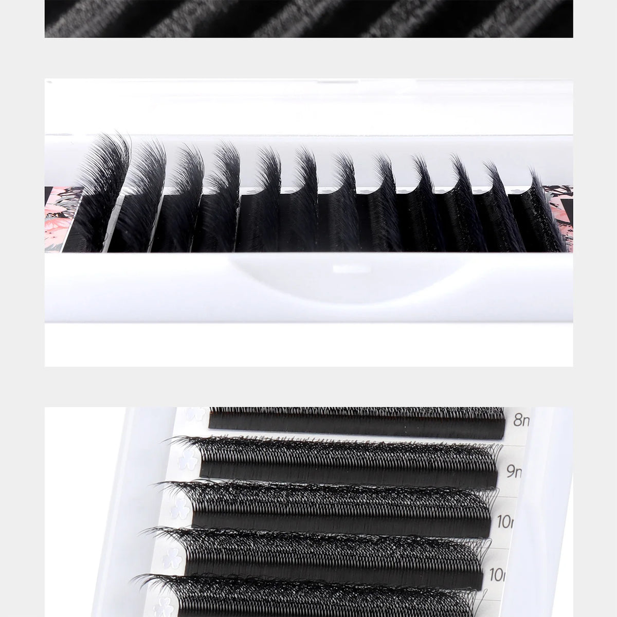 Befer Cilios YY/3D/4D/5D/6D W Shaped Fake Eyelashes Extension Technologic Fiber High Quality Soft Natural Professional