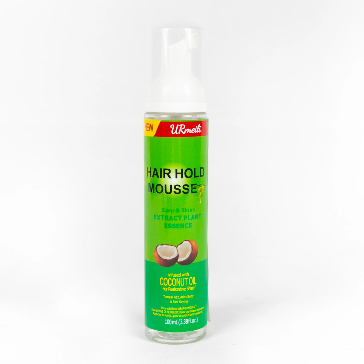 Curl Mousse For Frizz Control Hair Styling Mousse 100Ml Refreshed Defined Curly Hair Foam Pleasant Scent Olive Oil Hair Mousse