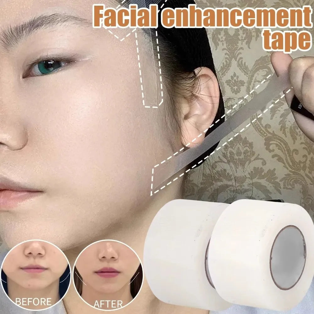 New 8M/Roll PE Facial Tape Professional Lift Wrinkles Doulble Eyelid Tape Transparent Breathable Cosplay Makeup Tape
