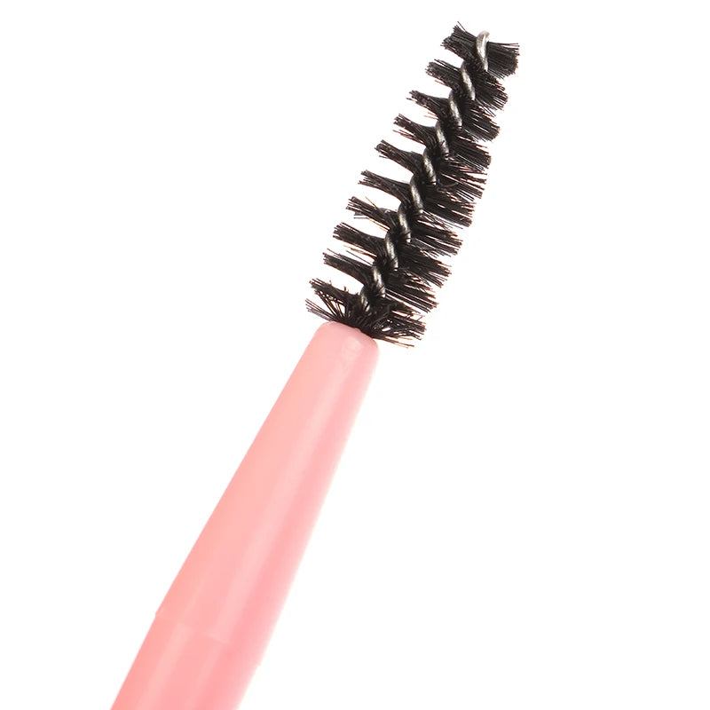 Double Headed Eyebrow Brush Eyelash Comb Reusable Salon Makeup Tool For Brow Grooming Eyelash Shaping