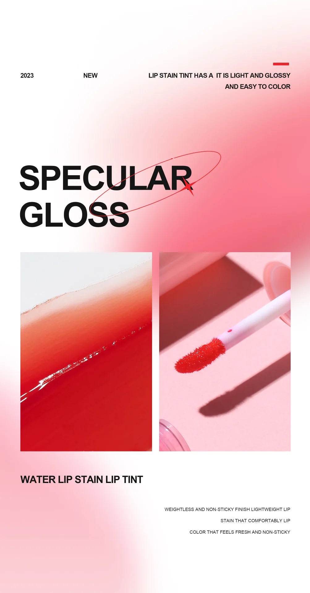 Glossy Multi Use Lip Stain 6 Colors Long Lasting Cheek Tint Moisturizing Blush Makeup Cosmetic Lip Gloss Dye
