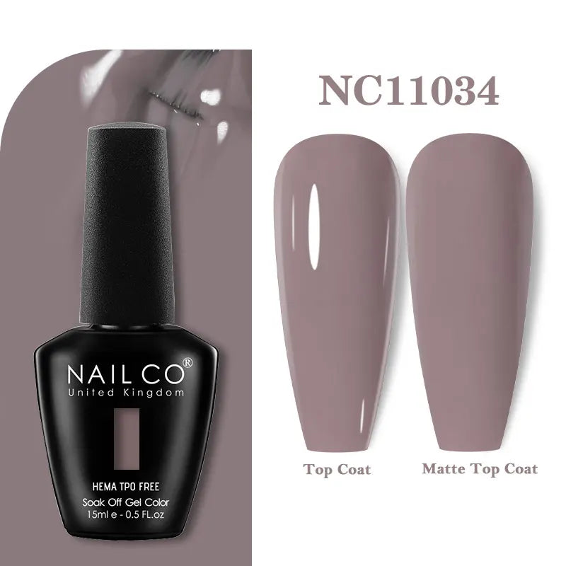 NAILCO 15ml TPO-Free Nail Gel Polish Vernis Semi Permanent Nails Art Manicure Design Hybrid Remover Gel Top Coat Ongle Gel UV