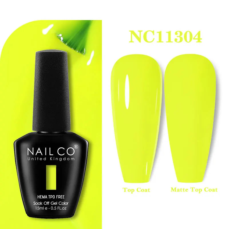 NAILCO 15ml TPO-Free Nail Gel Polish Vernis Semi Permanent Nails Art Manicure Design Hybrid Remover Gel Top Coat Ongle Gel UV