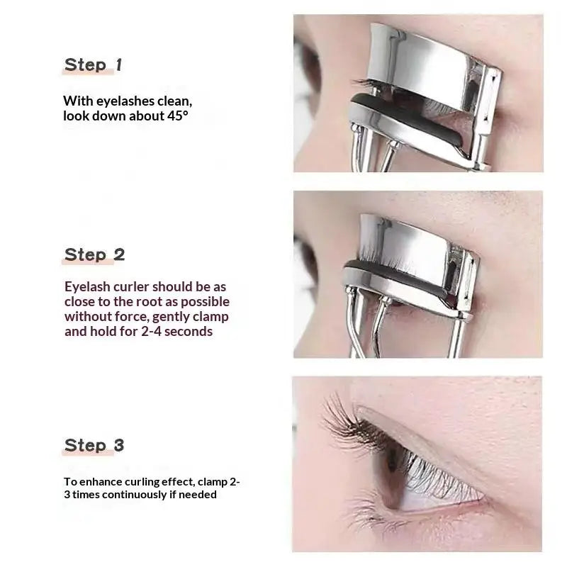 1/5 Pcs Portable Eyelash Curler Carbon Steel Eyelash Curler Lasting Shaping Suitable For Female Eyelash Lifting Eye Eyelash