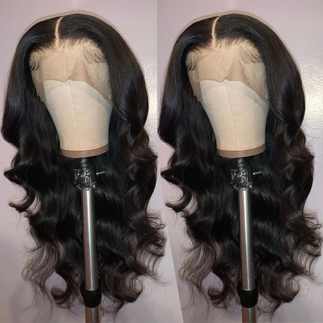 Everyday Elegance |Stylish Black Curly Mid-Section Synthetic Wig for Women Heat Resistant,Voluminous Waves,role-playing,Carnival