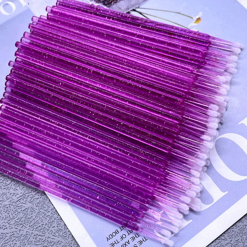 1000pcs Micro Brush Micro Swabs for Eyelash Extension Disposable Micro Applicator Brush Micro Eyelash Sticks Makeup Tools