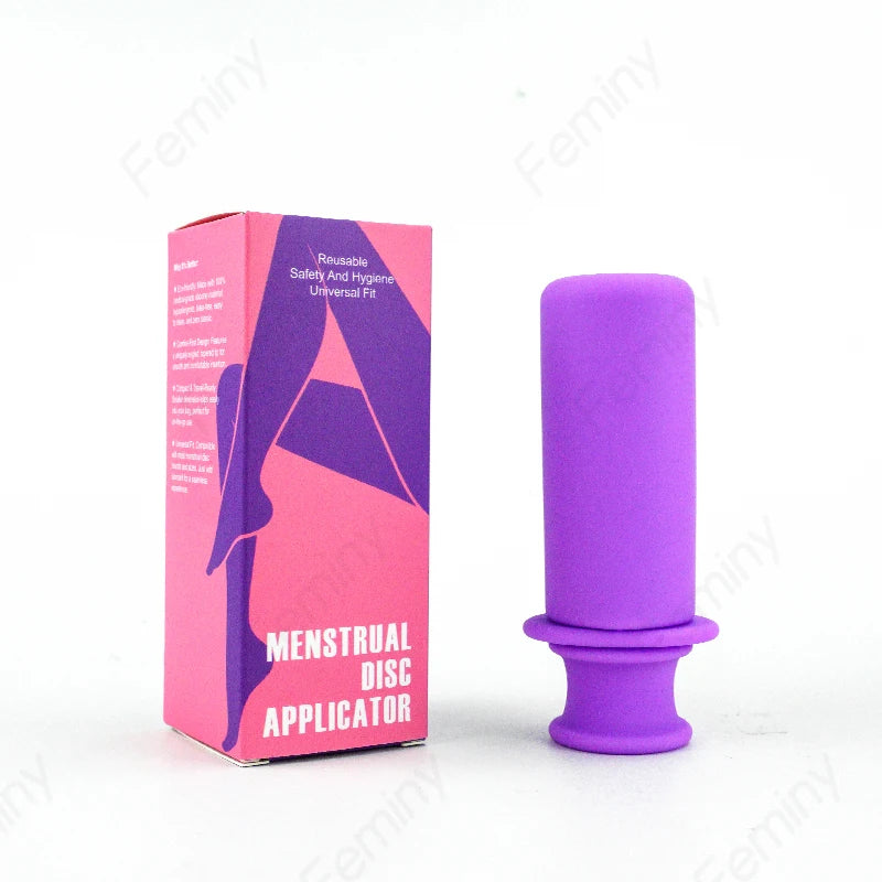 Disc/Cup Applicator Reusable Portable Medical Plastic Grade Booster Personal Hygiene Product Tampon Applicator