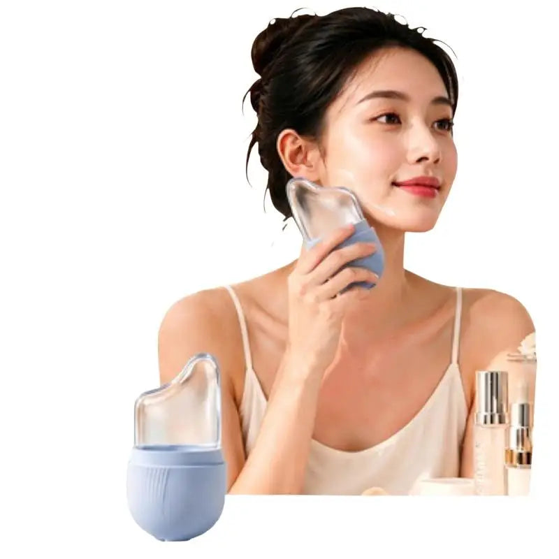 Ice Roller For Face And Eye Silicone Ice Mold Puffiness Relief Facial Skin Care Massage Tools Summer