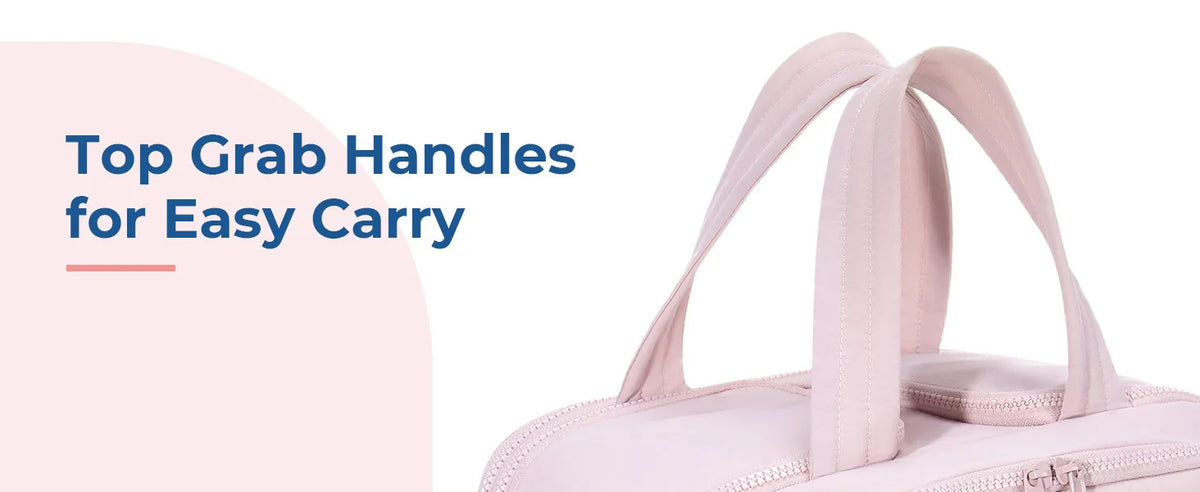 Large capacity waterproof makeup and toiletries handbag for women's travel bathroom shower and makeup storage bag