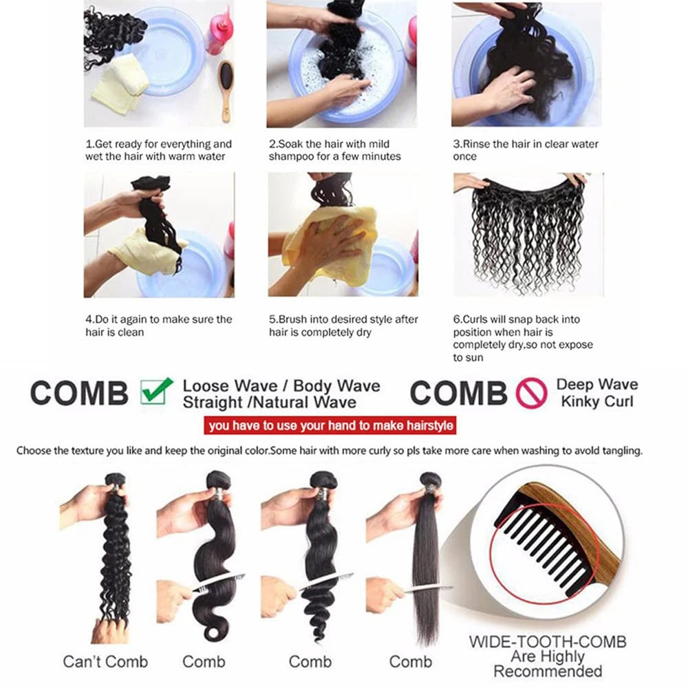 Kinky Straight Human Hair Bundles Brazilian Yaki Straight Hair Extension Virgin Human Hair Weave 1/3/4 Bundle For Quicky Weaving