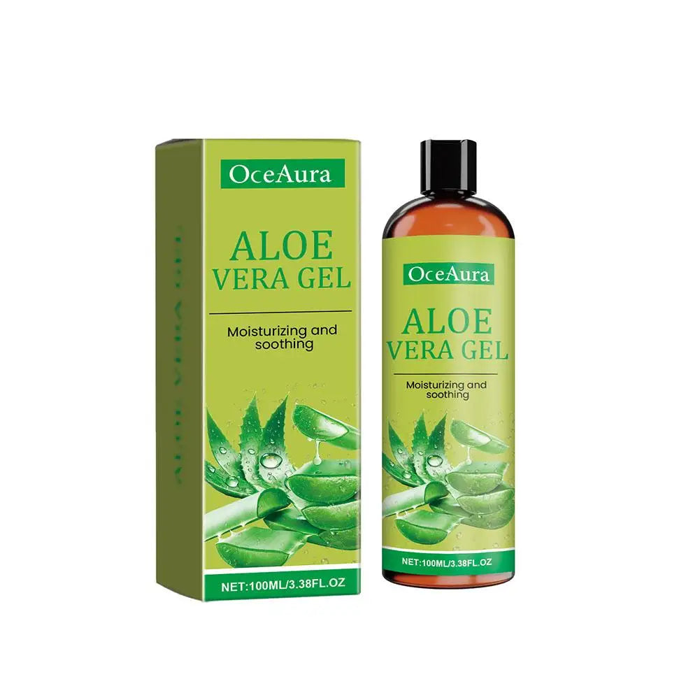 Natural Aloe Vera Gel Sunburn Repairing Treatment,Moisturizing Nourishing Hydrating Face Cream Skin Care Face Body Cream