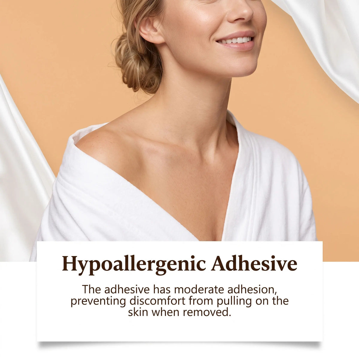 Body Care Patch Bust Hip Targeted Skin Hydrating Supply Improve Skin Smoothness Flexible Breathable Material Mild Adhesive