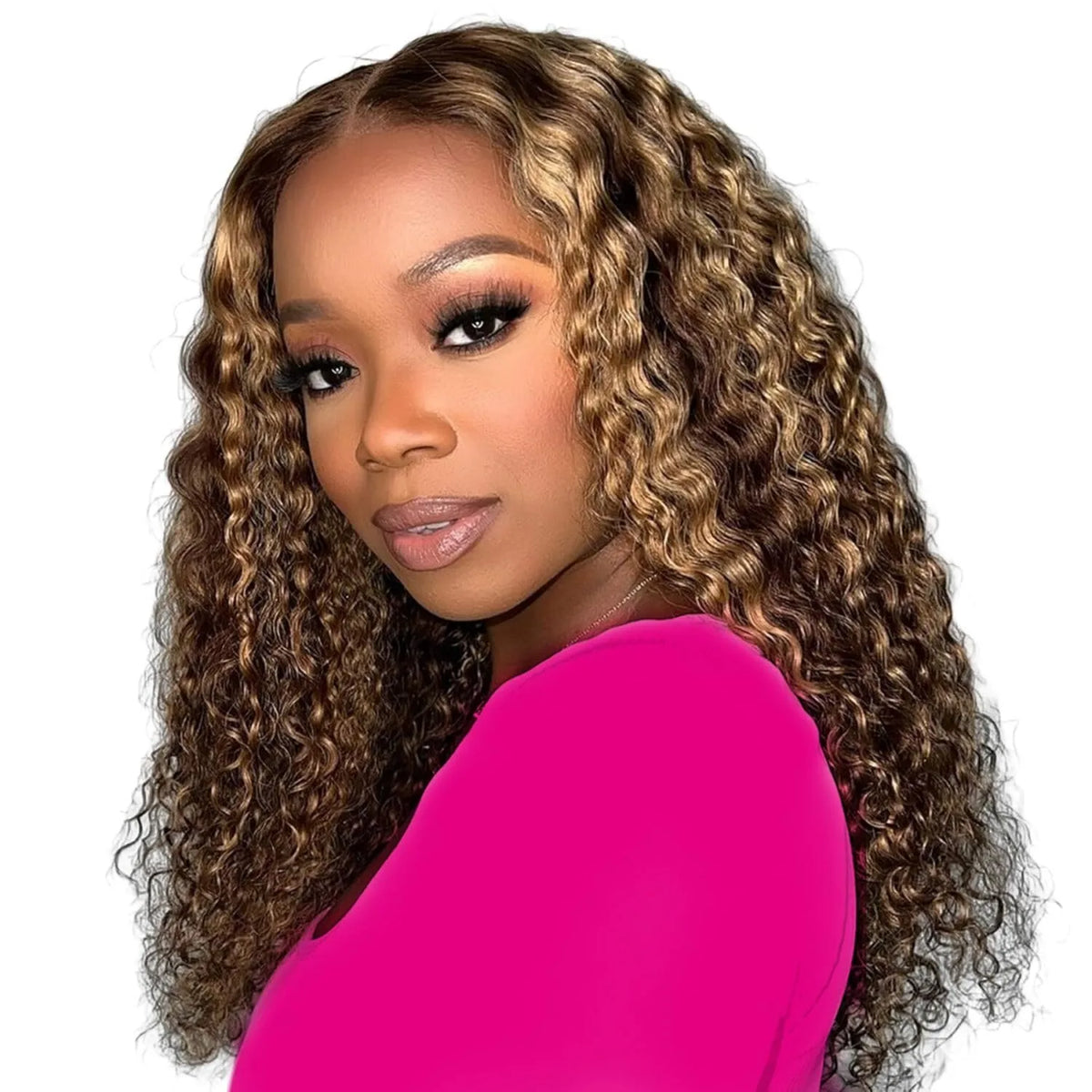 Deep Wave BOB Wig Human Hair 13x4 HD Curly Lace Front Wigs Human Hair Pre Plucked Wear And Go Glueless Short Curly Frontal BOB