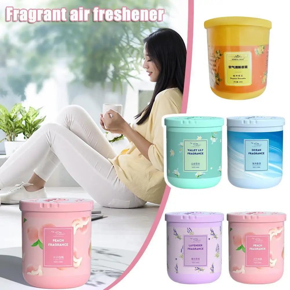 Home air freshener Organic Cans Odor Eliminator Essential Long-Lasting Strong Fragrance For Hotel bedroom toilet wardrobe 190g