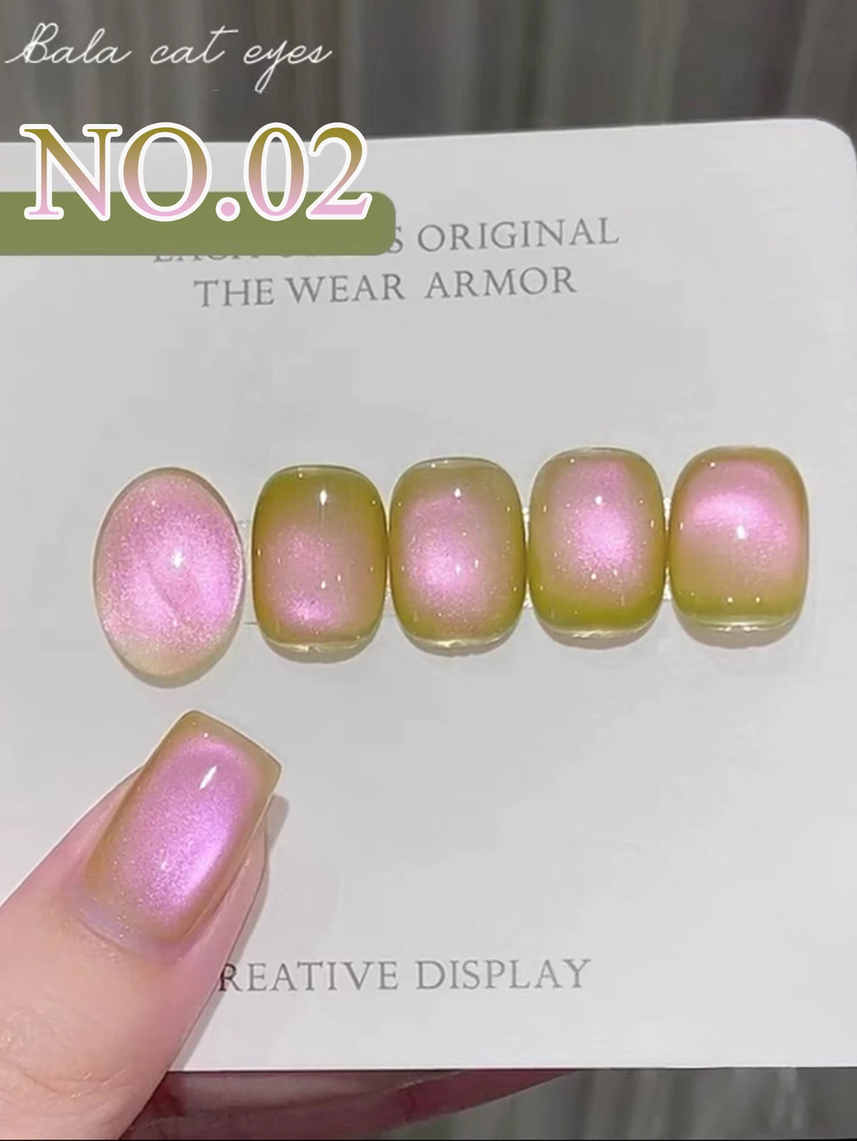 1-12pcs TC Summer Blue Glass Bead Cat Eye Gel Nail Polish Flash White Spar Nude Color Magnet Nail Art Gel Salon Christmas Nails