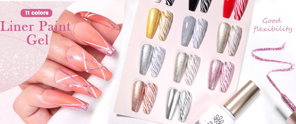 BORN PRETTY 10ml Glitter Pink Nude Jelly Nail Gel Polish Varnis Semi-permanent Sheer Translucent UV LED Soak Off Gel Polish