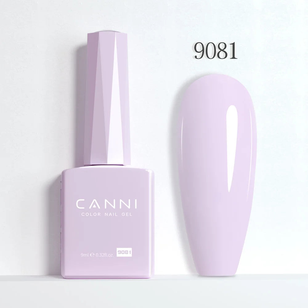 CANNI Hema Free Nail Gel Polish Christmas Red Color Collection Semi Permanent Nail Dehydrator Primer 9ml French Gorgeous Color