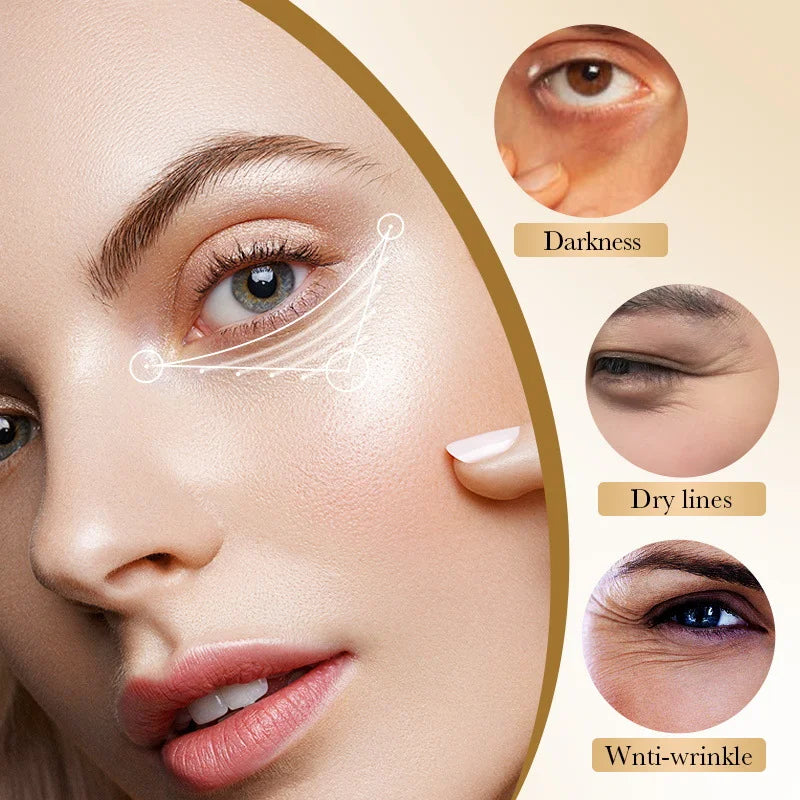 Collagen Eye Mask Firming Lifting Eye Patches Anti Dark Circles Eye Bags Fade Fine Lines Hyaluronic Acid Moisturizing Skin Care