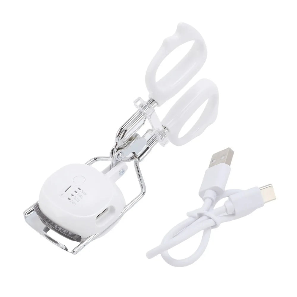 New Rechargeable Electric Eyelash Curler Portable Four-level Heated Eyelash Curler Long Lasting Lash Curler Makeup Tool