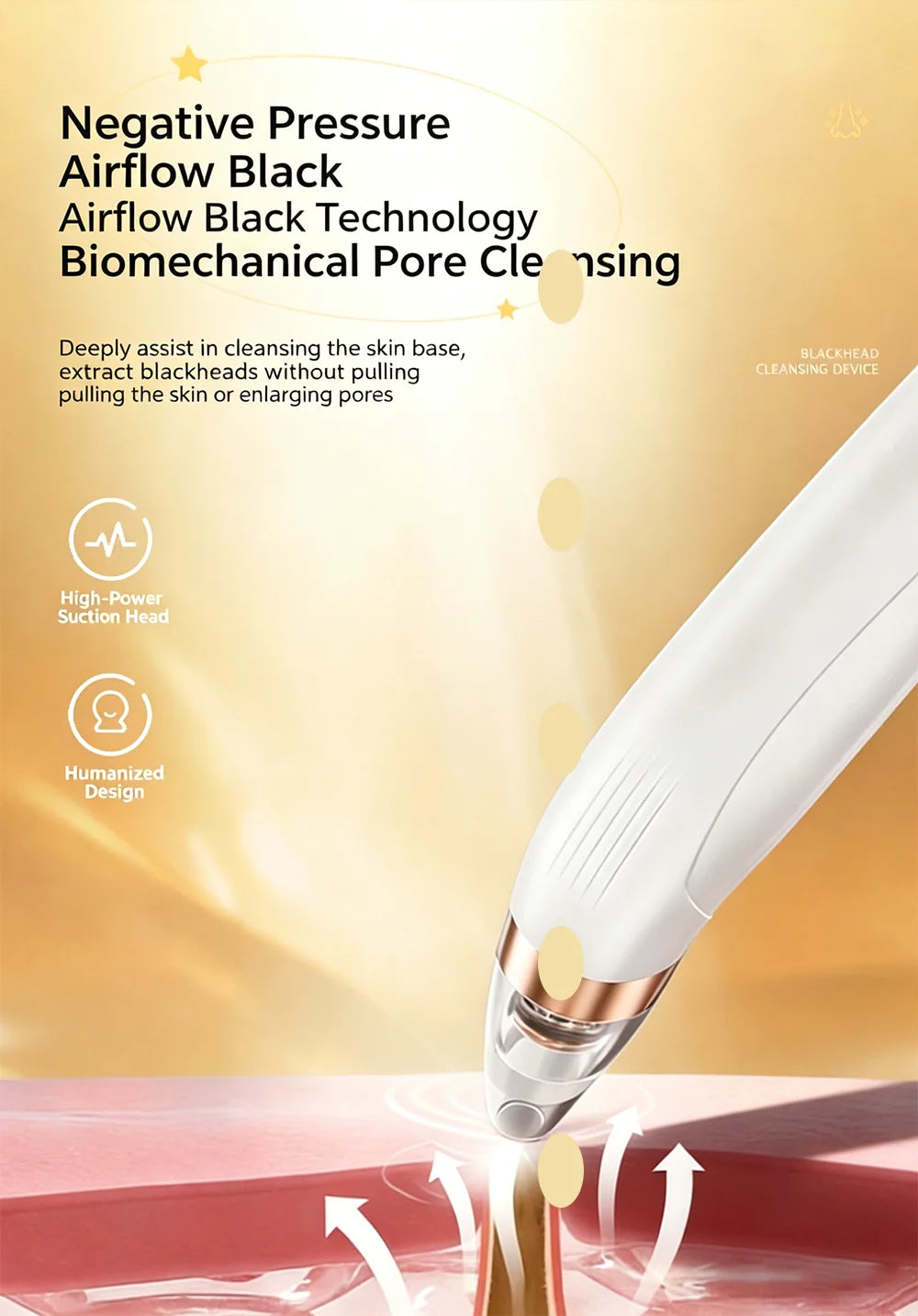 Blackhead Suction Device Electric Suction Beauty Salon Men's Specific Blackhead Suction Device