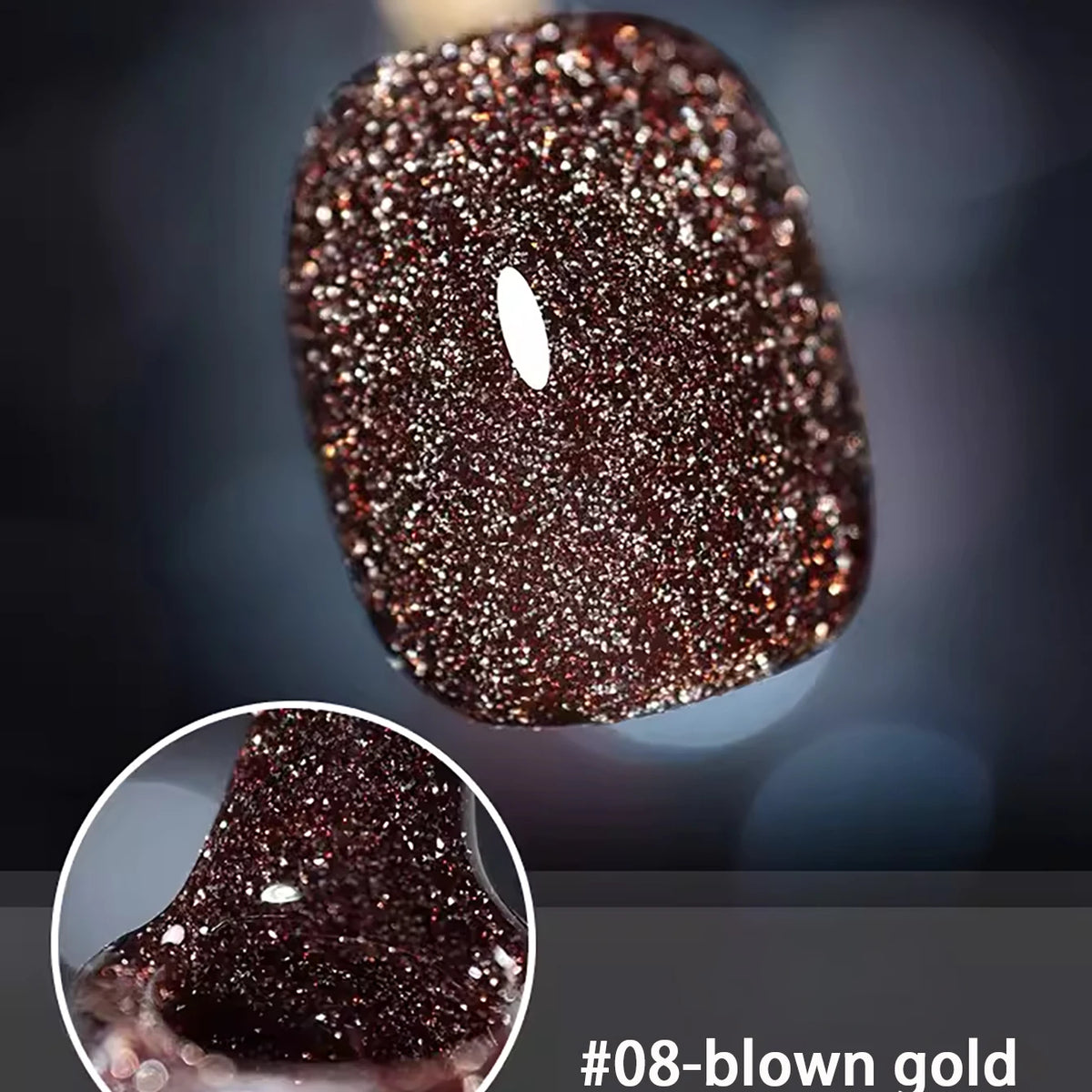 1-12pcs SHAKA Spring Broken Diamond Glue Brown Pink Red Gel Nail Polish 2026 New Atmosphere Essential For Christmas Nail Gel