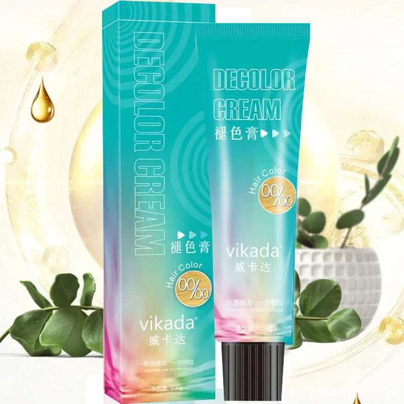 9 Degrees Hair Bleach Color Fading Paste White Gold Tasteless Bleaching Agent for Salon Home Use Professional Styling