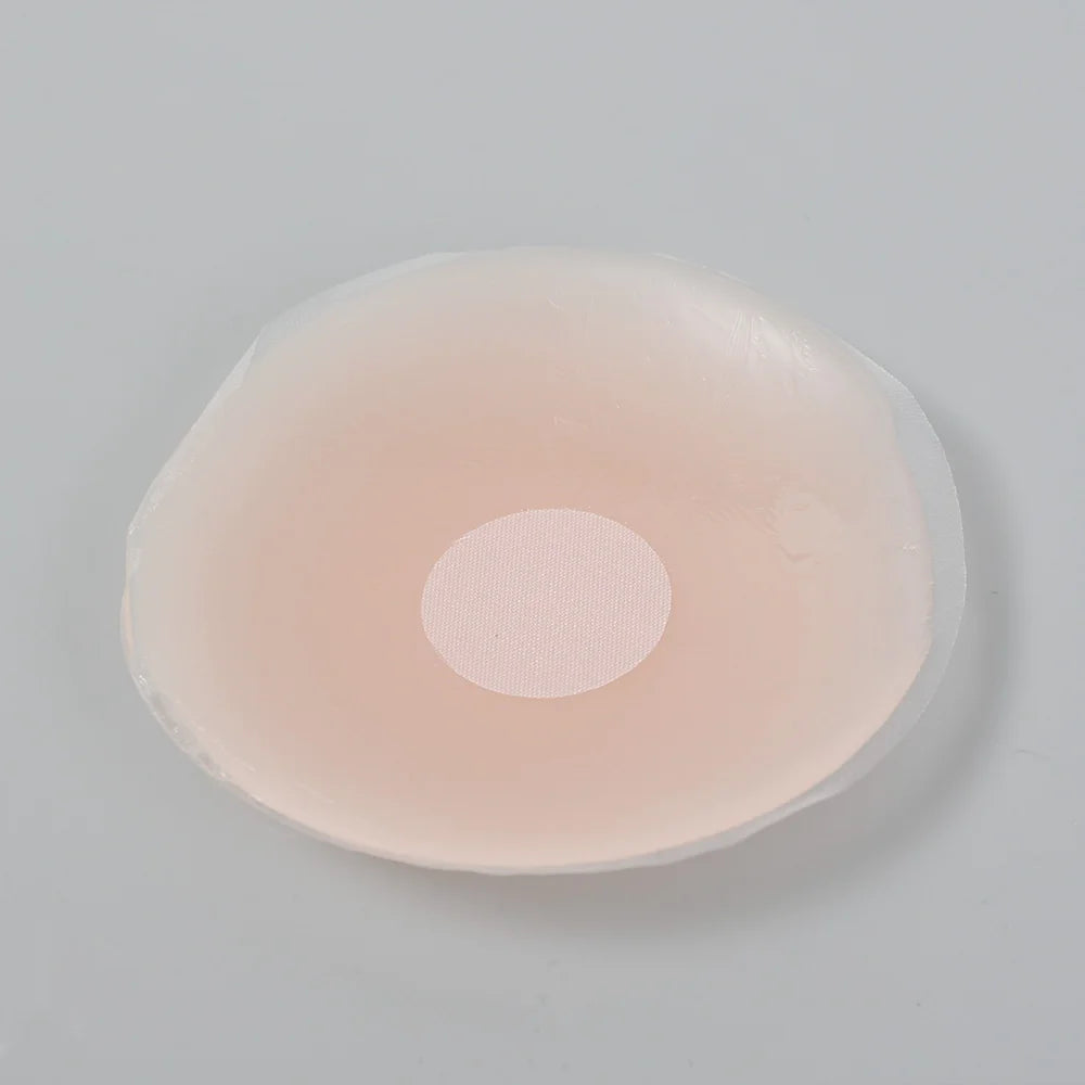 Round Reusable Breast Petals Lift Invisible Silicone Bra-less Pasties Pad Nipple Cover Invisible Petal Adhesive Stick on Bra