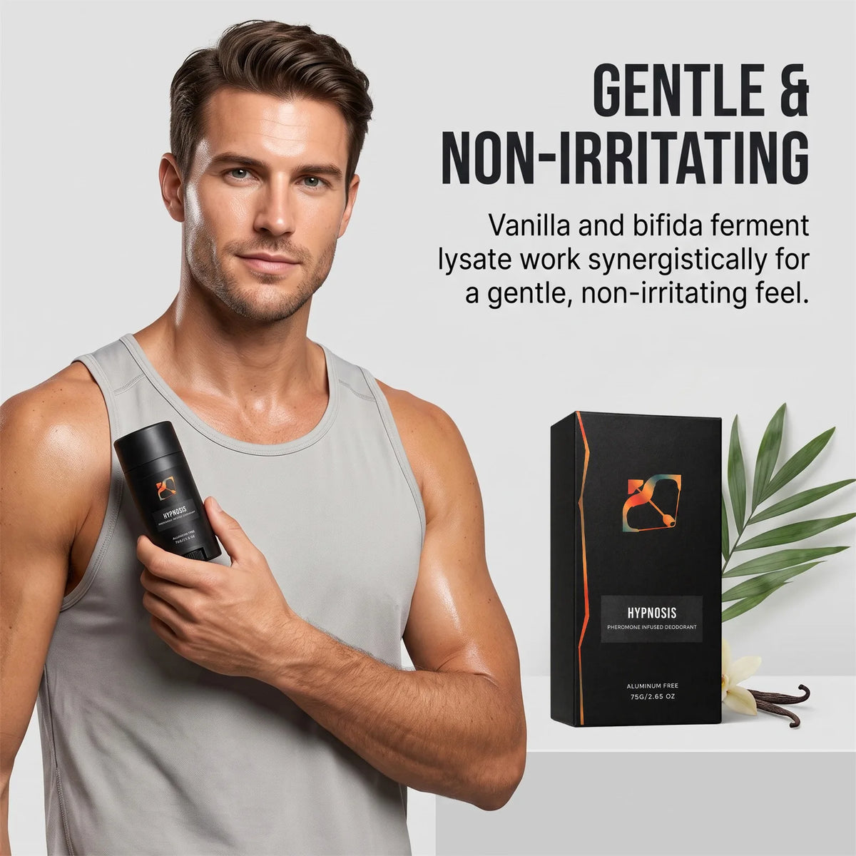 Men Deodorant Stick Long Lasting Fresh Moisture Absorbing Smooth Apply Reduce Stickiness Mild Non Irritating Underarm Deodorant