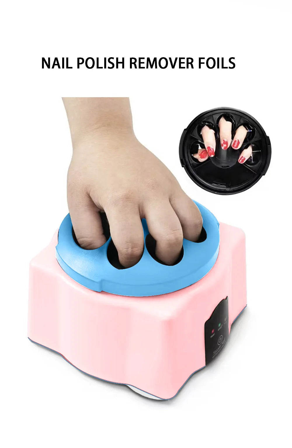 Electric Steam Gel Nail Remover Upgraded Acrylic Nail Polish Removal Box Nail Polish Beauty Salon Machine for Nail Gel Polish