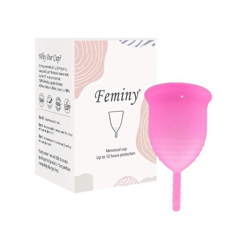 Soft Menstrual Cup 100% Medical Silicone Woman Period Use Hypoallergenic Certified Menstrual Collectors Menstruation Cups