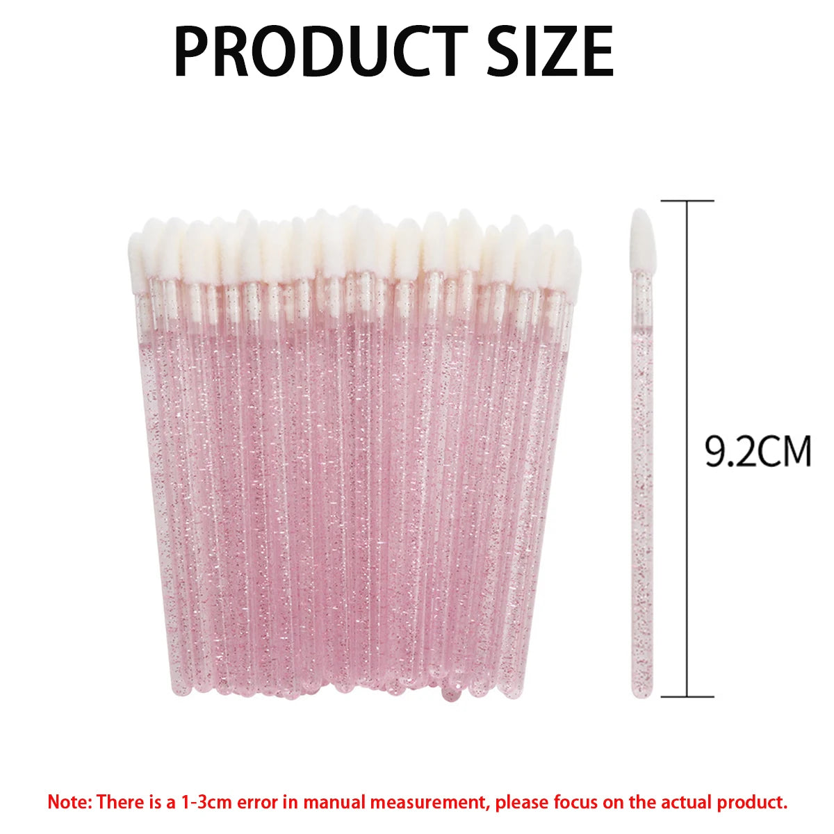 300/500PCS Crystal Lip Brushes Set Lipstick Gloss Wands Applicators For Eyelash Extension Makeup Brush Beauty