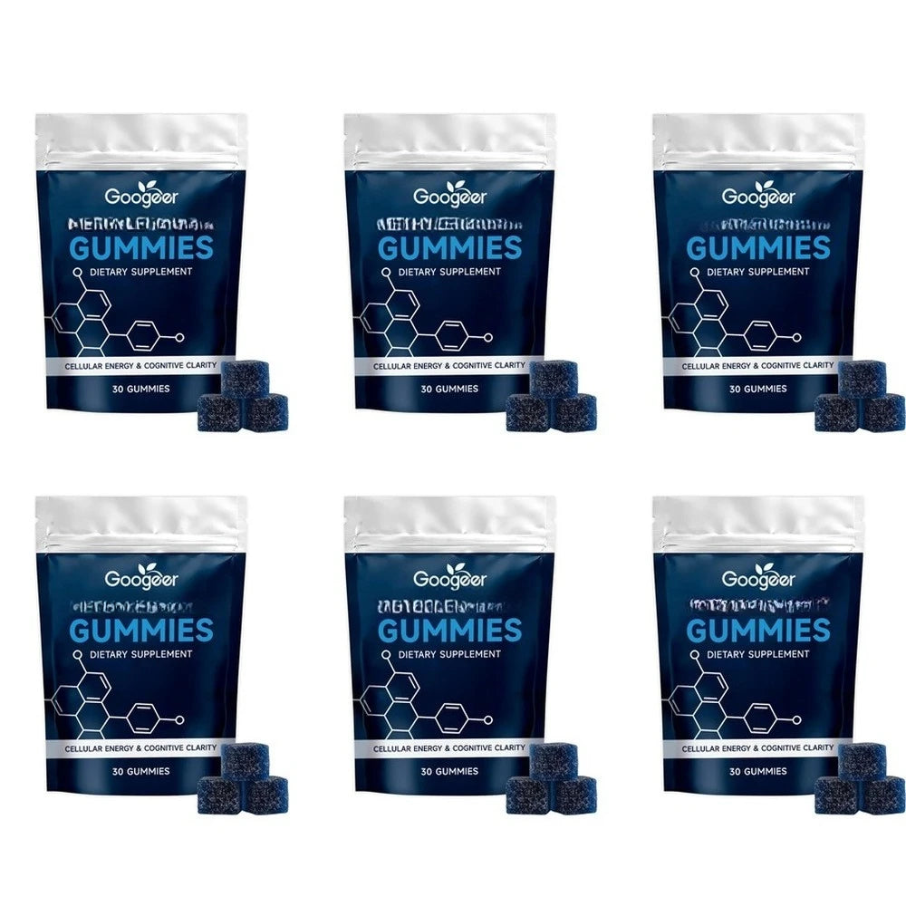 Daily Blue Complex Gummies Cellular Energy Support with Vitamin C B6 D3 Folate for Men and Women 30 Gummies 30 Days