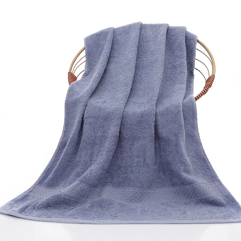 Thicken 100% Cotton Face Towel Absorbent Pure Hand Wash Hair Shower Microfiber Towel Bathroom Family Hotel