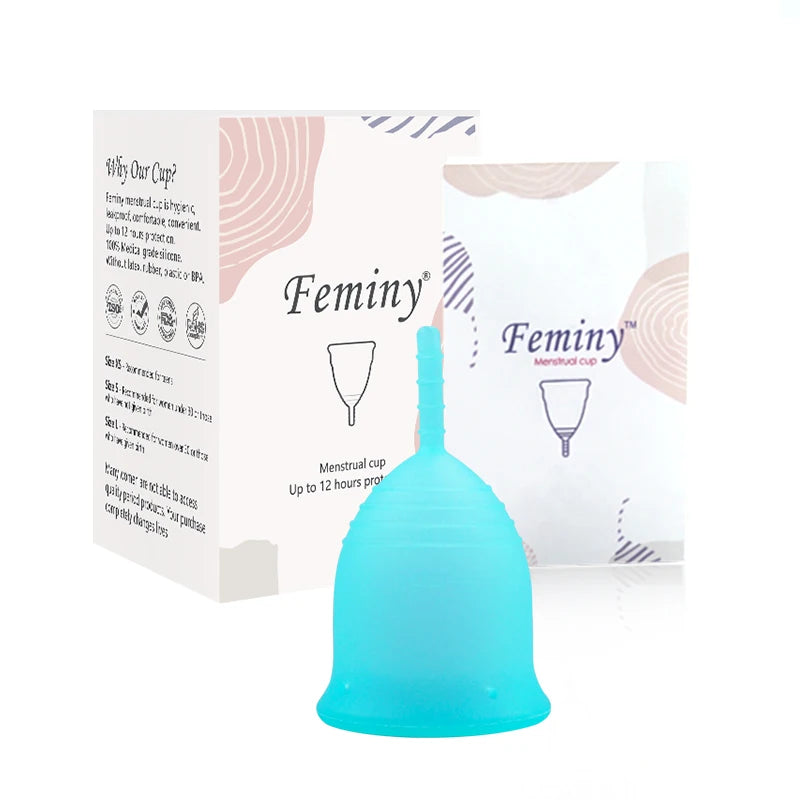 Soft Menstrual Cup 100% Medical Silicone Woman Period Use Hypoallergenic Certified Menstrual Collectors Menstruation Cups