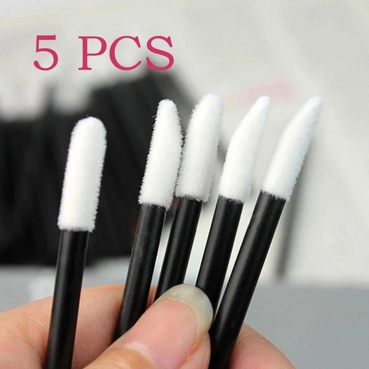 5/100 Pcs MicroBrush Eyelashes Extension Individual Lash Removing Swab Micro Brush For Eyelash Makeup Tools