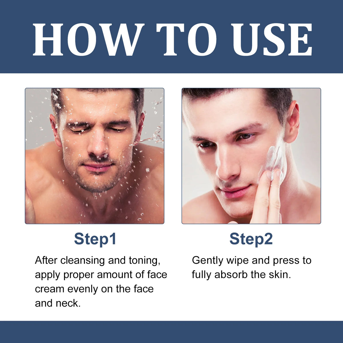 6 IN1 Men's Face Moisturizer Cream Hydrating Skin Lighten Dark Circles Anti-Puffiness Fade Fine Lines Brightening Facial Cream