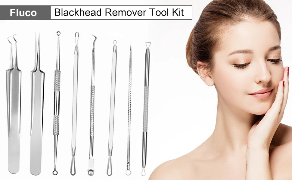 German Ultra-fine No. 5 Cell Pimples Blackhead Clip Tweezers Beauty Salon Special Facial Pore Cleaning Acne Wart Skin Care Tools