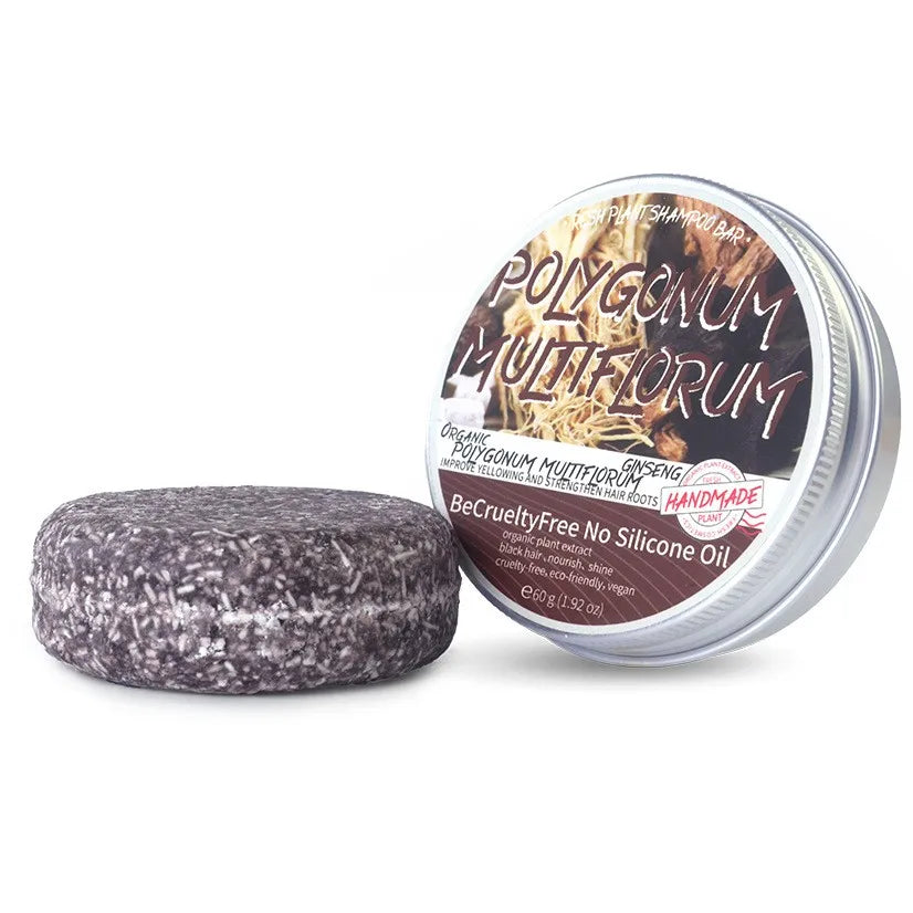 Organic and Natural Polygonum Multiflorum Essential Oil Shampoo Soap, Handmade Soap for Deep Cleaning, Moisturizing, Hair Care,
